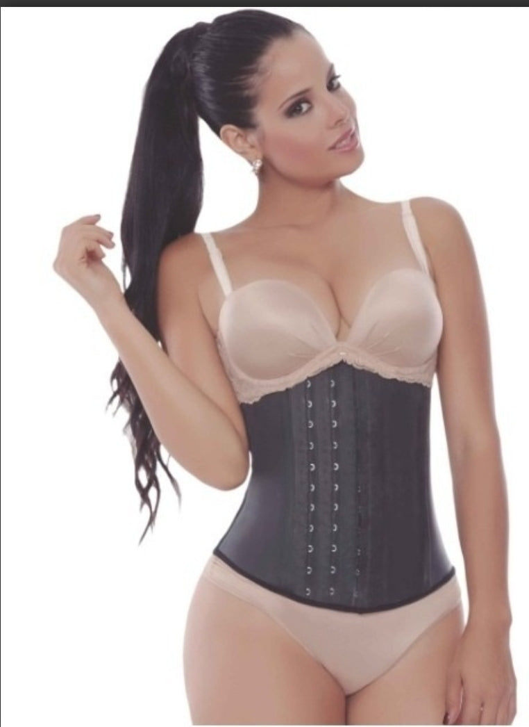 MISS MOLY Latex Waist Cincher Waist Trainer Trimmer Long Torso with 3 Hook  Rows Corset Shapewear For Women, Style CY9843 